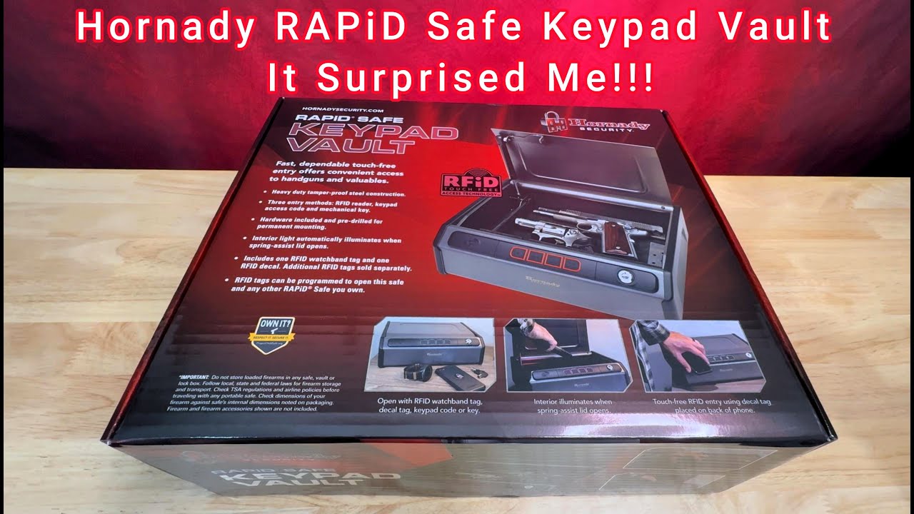 Why is Hornady Rapid Safe Better Than Sentrysafe Biometric Safe?