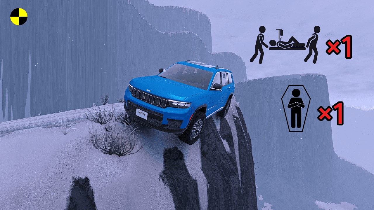 Realistic High-Speed Car Crashes in BeamNG.drive #132 | Ultra Detailed Crash Compilation