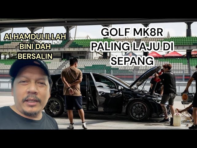 KELUAR HOSPITAL TERUS REVIEW GOLF MK8R PALING LAJU DI SEPANG - PADU GENG ! class=