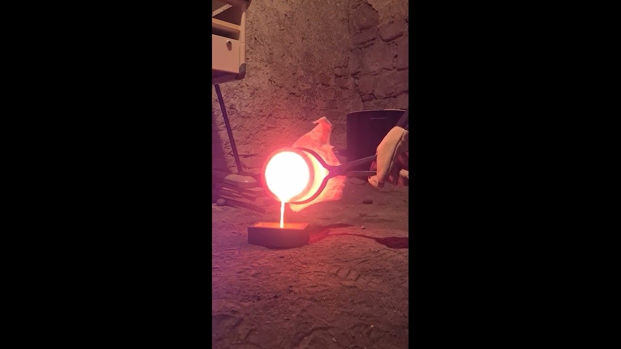 Das erste mal 1Kg Kupfer Schmelzen