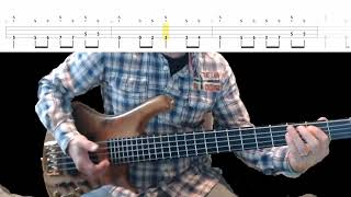 Level 42 - Running In The Family Bass Cover with Playalong Tabs in Video