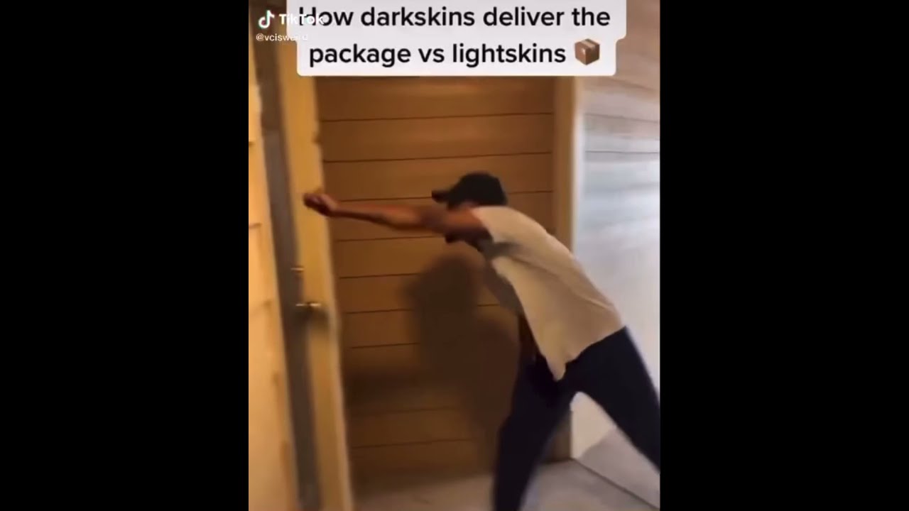 How Light Skins And Dark Deliver Packages 