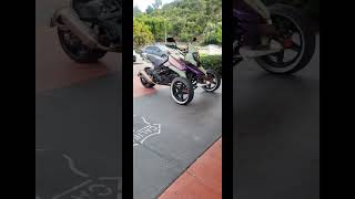 My 3 wheel trike jasscol motorcycle Before and after the wrap