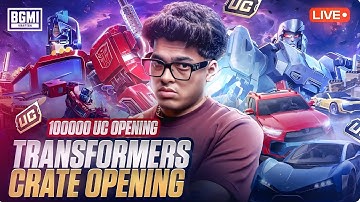 100,000 UC TRANSFORMERS CRATEOPENING | JONATHAN IS BACK!!| BGMI! PART-1