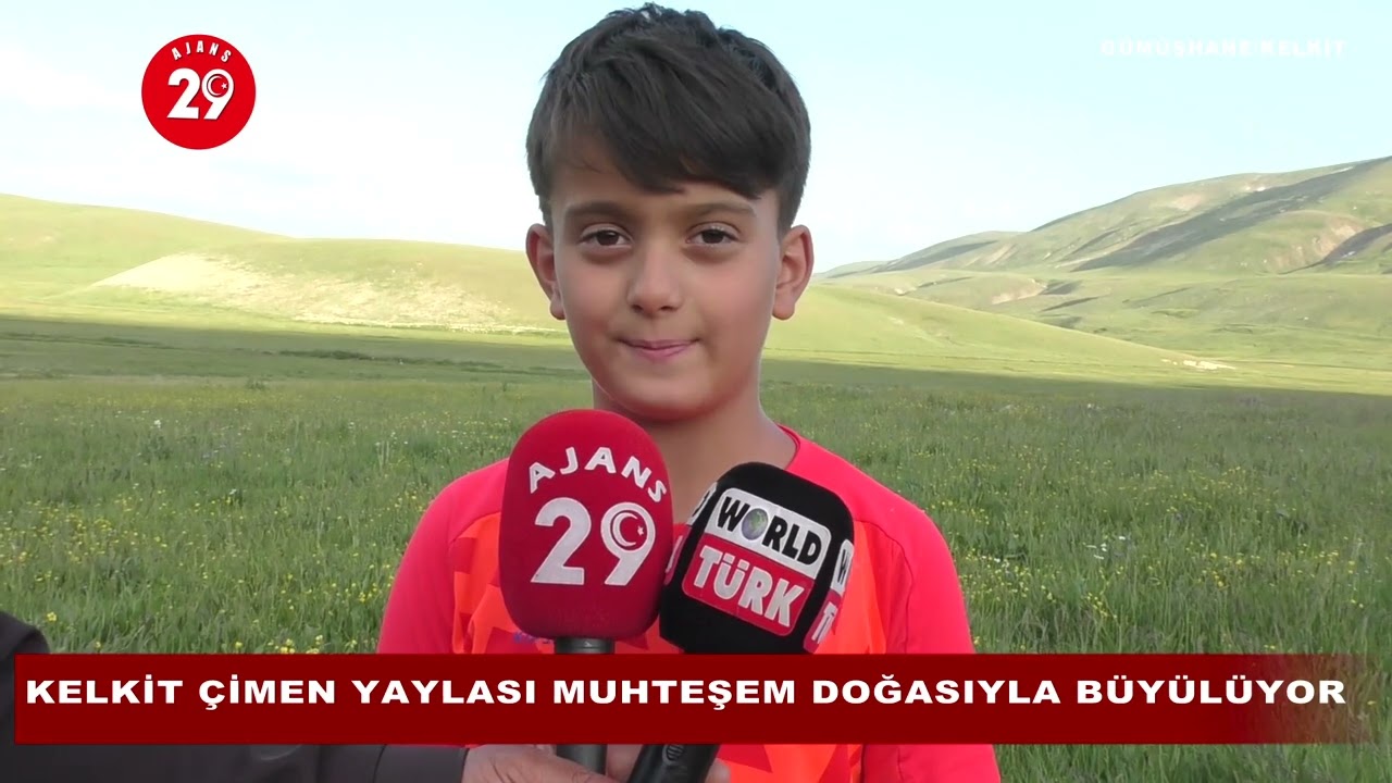 KELKİT ÇİMEN YAYLASI MUHTEŞEM DOĞASIYLA BÜYÜLÜYOR