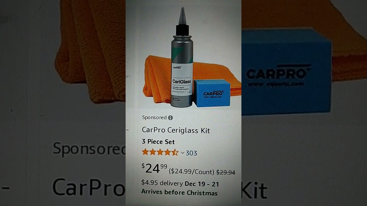 CarPro CeriGlass Kit