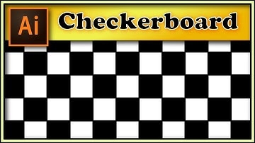 Checkerboard texture - Adobe Illustrator tutorial