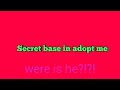 How to make a SECRET BASE in adopt me | Roblox