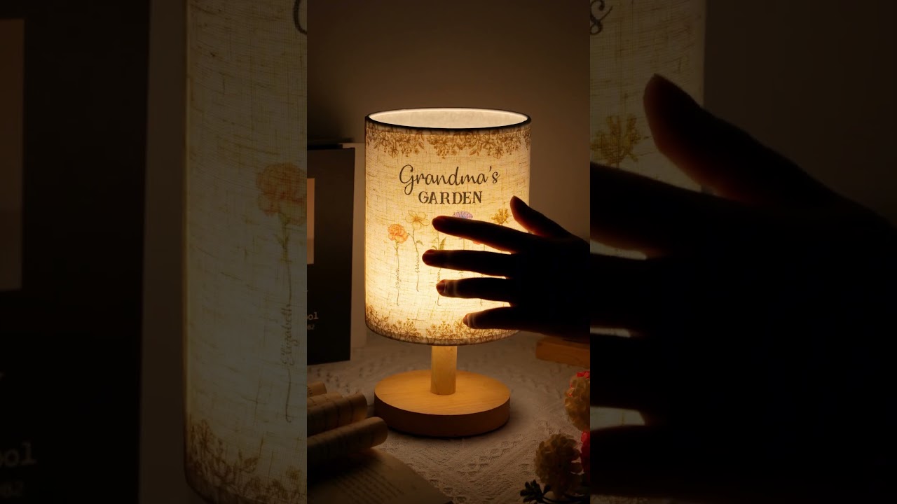 A custom lamp that shows grandma how much we care 