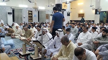 مقطع رقم٢ تلاوة عيد الفطر من رحاب جامع الفرقان/الفلوجة/ القارئ عدي المحمدي والقارئ ياسين العيساوي