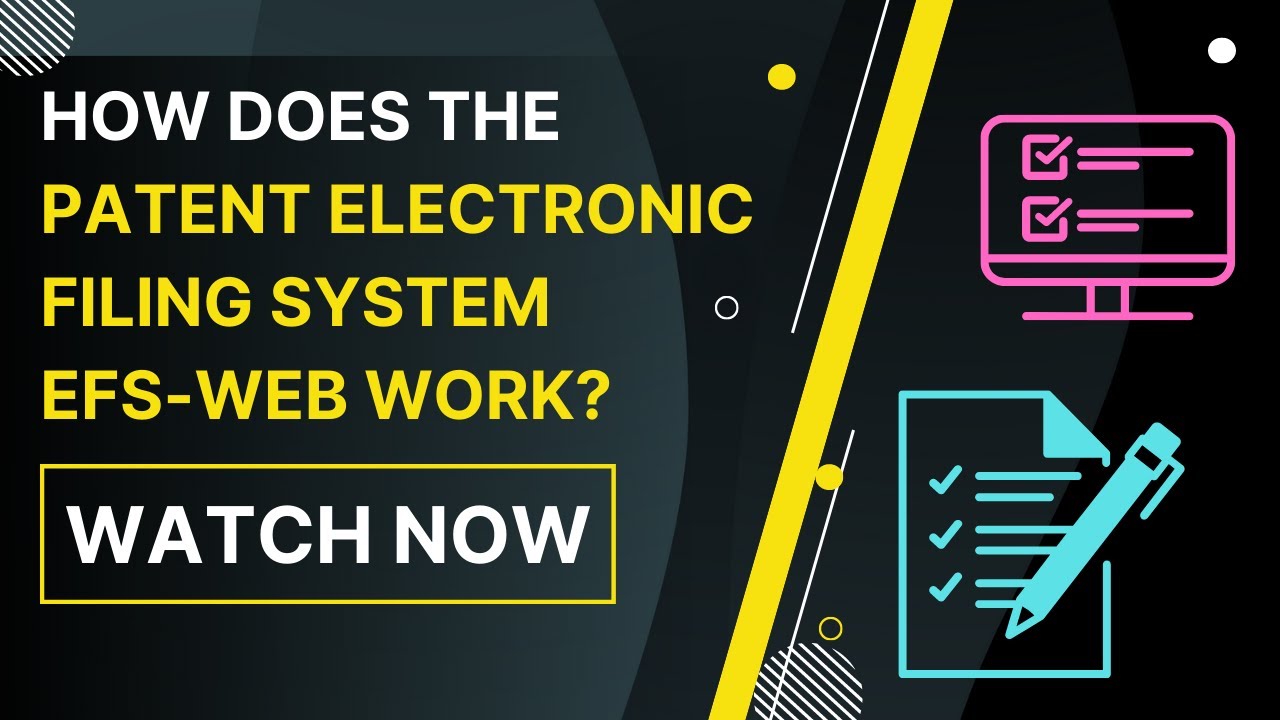 How does the Electronic Filing System EFS Web Work?