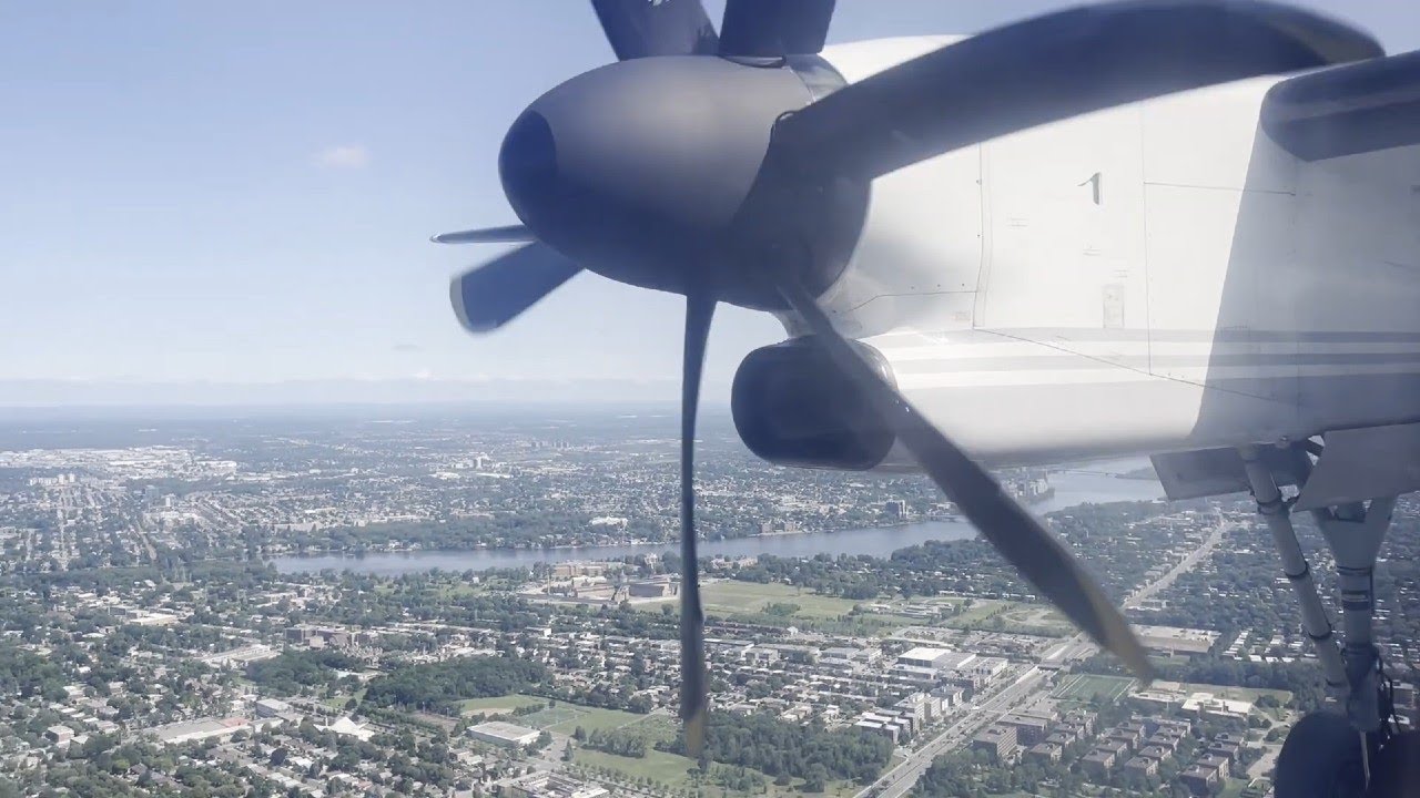 FULL FLIGHT - Porter Airlines Dash 8 Q400 - Toronto (YTZ) to Montreal (YUL)