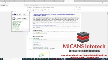 Unsupervised learning  such as clustering , Dimensionality reduction, Collaborative  PYTHON PROJECT