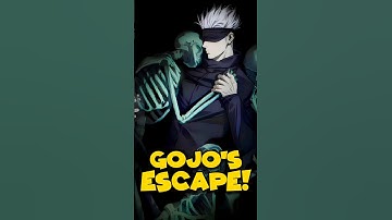 How Did Gojo Satoru Escape the Prison Realm? #jujutsukaisen #anime #shorts #gojosatoru