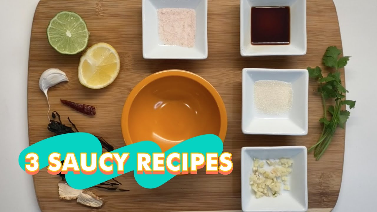 3 Saucy Recipes | Peanut Sauce | Bibimbap Sauce | Vegan Fish Sauce by DJ Lani Love
