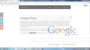 ¿Cómo desbloquear sitios web a base de proxy?