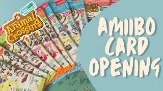 Unboxing 12 Amiibo Card Packs! Series 1-4 // Animal Crossing New Horizons