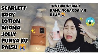 CARA MEMBEDAKAN BODY LOTION SCARLETT YANG ASLI DAN PALSU !