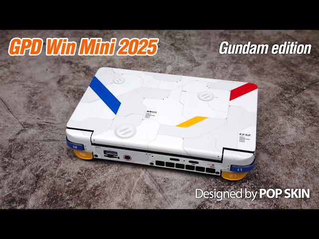 GPD Win Mini 2025 Gundam edition POP SKIN - YouTube
