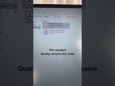 How to compress large PDFs without losing quality • No app needed