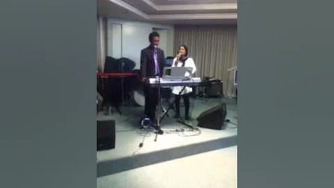 Pastor Latif with Razia Latif in Switzerland