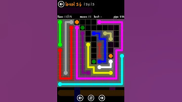 Flow Free 12X12 Jumbo Pack walkthrough level 26