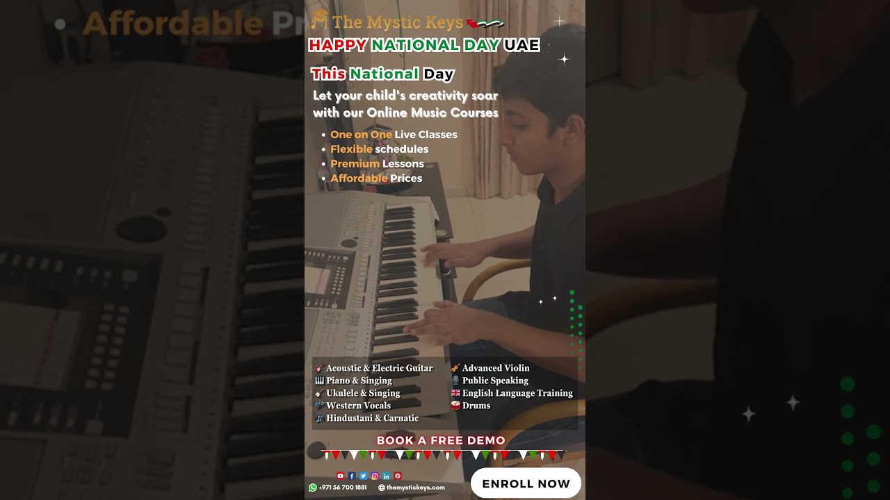 Celebrate UAE's National Day with the Elegance of our Online Music Courses