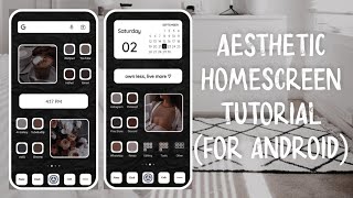 Aesthetic android homescreen tutorial (ios style organisation) screenshot 4