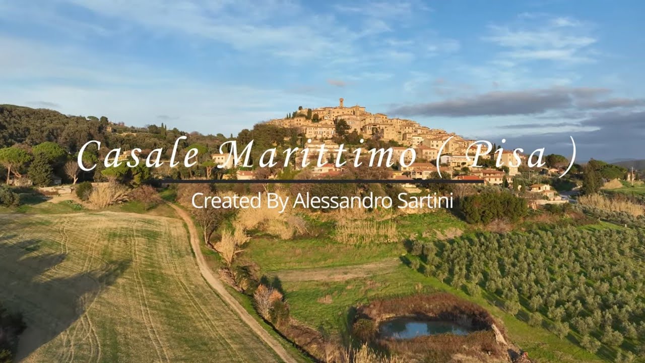 Casale Marittimo ( Pisa ) , DJI Mavic 3 Cinematic e Samsung S23  , Borghi Toscani .. Tuscany 4K