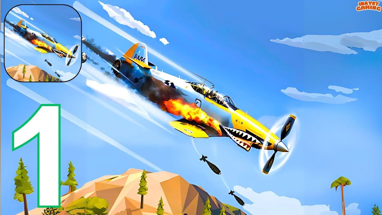 Ace Airplane 1945 WW2 War - Gameplay Walkthrough Part 1 Android,iOS