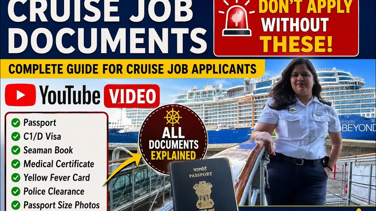     Required Documents for Cruise Ship Jobs | Complete Application Guide 🚢