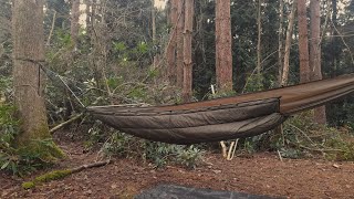 Onewind hammock and underblanket - Wildcamp test.