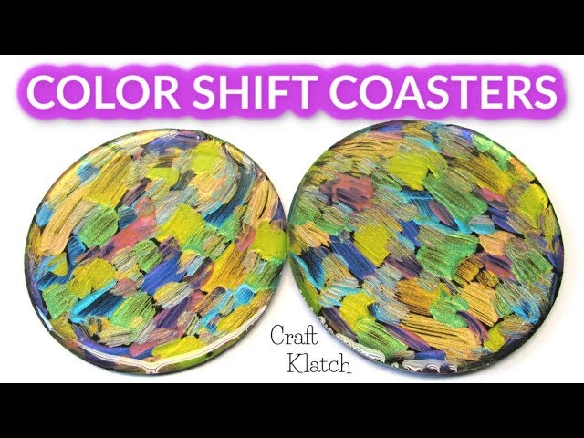 Create Color Changing Resin Coasters – Art 'N Glow