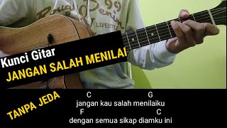 Kunci Gitar - Jangan Salah Menilai - Tagor Pangaribuan (tutorial Gitar mudah tanpa jeda)