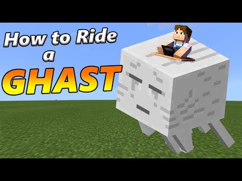Come guidare una Ghast in Minecraft