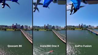 Qoocam 8K vs Insta 360 One X vs GoPro Fusion vs Pro 2 vs Omni