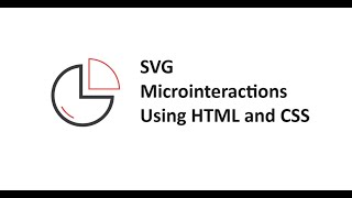 SVG Animation - Microinteraction Basics using html and css | Real time Coding