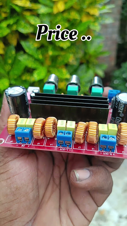 Tpa3116d2 class d 2.1amplifier board #shorts #speaker #youtubeshorts #diy #dj #amplifier#bass #tech