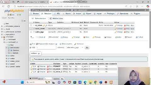 TUGAS 2 BASIS DATA - UT Pembuatan basis data MySQL / MariaDB