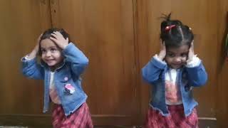 Cute Little Twin Babies Enjoying Dancing To The Tunes Of Cham Cham