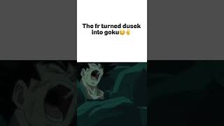 They fr turned dusek into goku bro #forsaken #roblox
