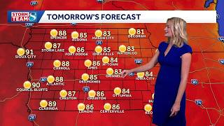 Iowa weather: Mild summer day to end the weekend