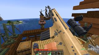Fisherman Villager CRIED for Help... So I Destroyed the Pirate Pillager Ship! 😭💥