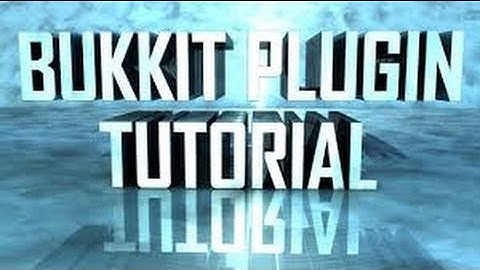 Bukkit coding Tutorial #1