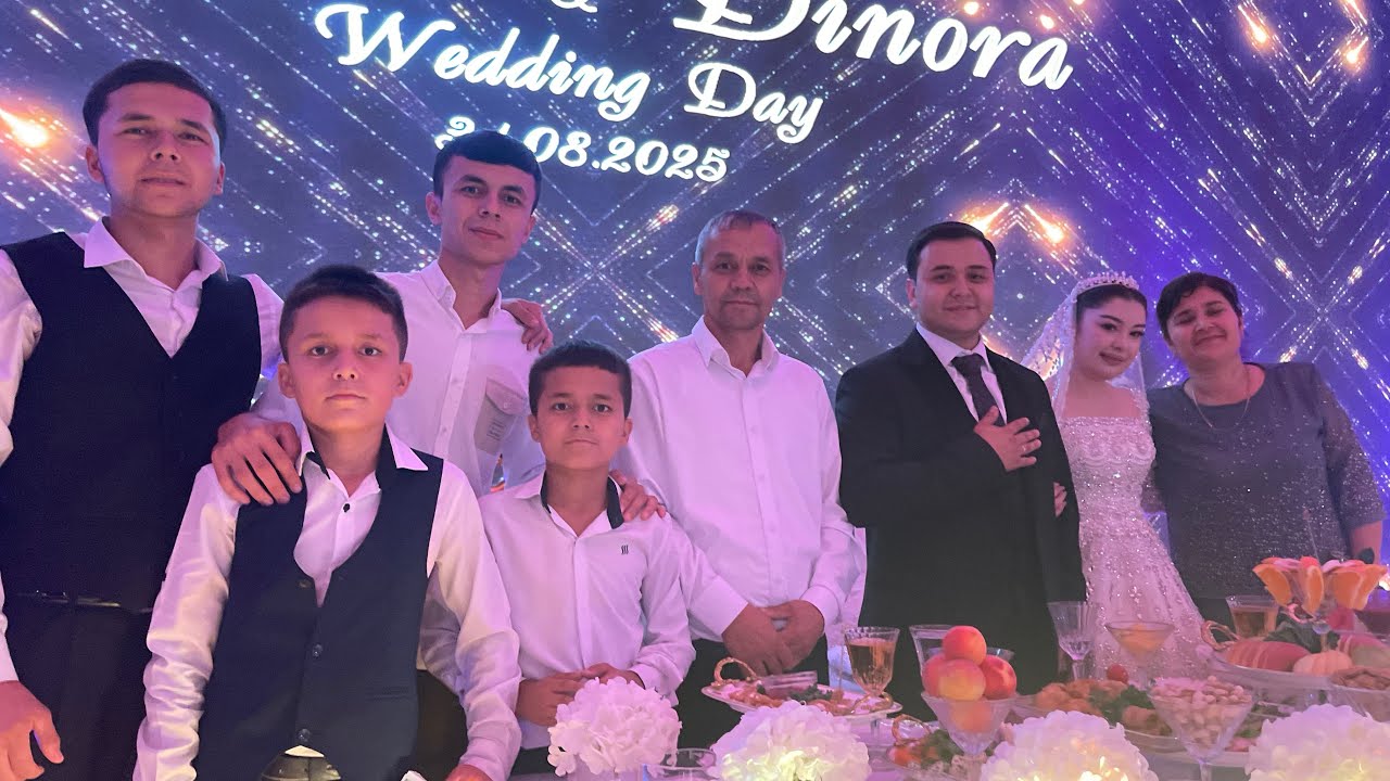 Javohir + Dinora visol oqshomi 😊🎉Toshkent ❤️