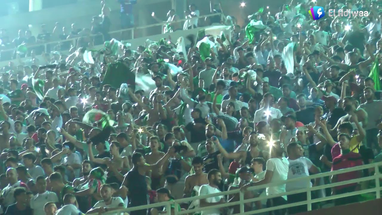 شاهد  كيف تحول ملعب 05 جويلية بالجزائر بعد الضربة الحرة لمحرز ضد مرمى نيجيريا