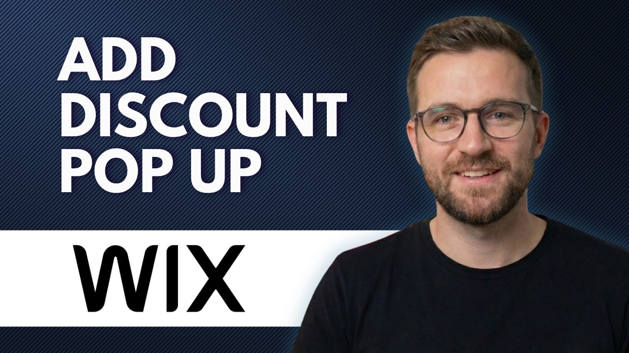 How to Add Wix Discount Pop Up (Step By Step 2026) - YouTube