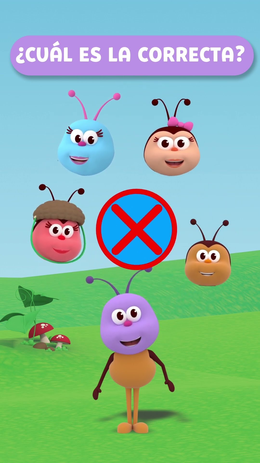 Ruleta de Cabezas de Bichikids #shorts #jugar #ruleta
