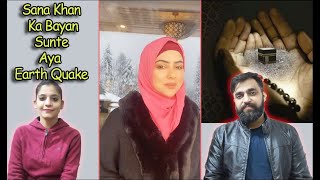 Sana Khan Ka Bayan Sunte Hue Aya Bhukamp Reaction By indian Couple