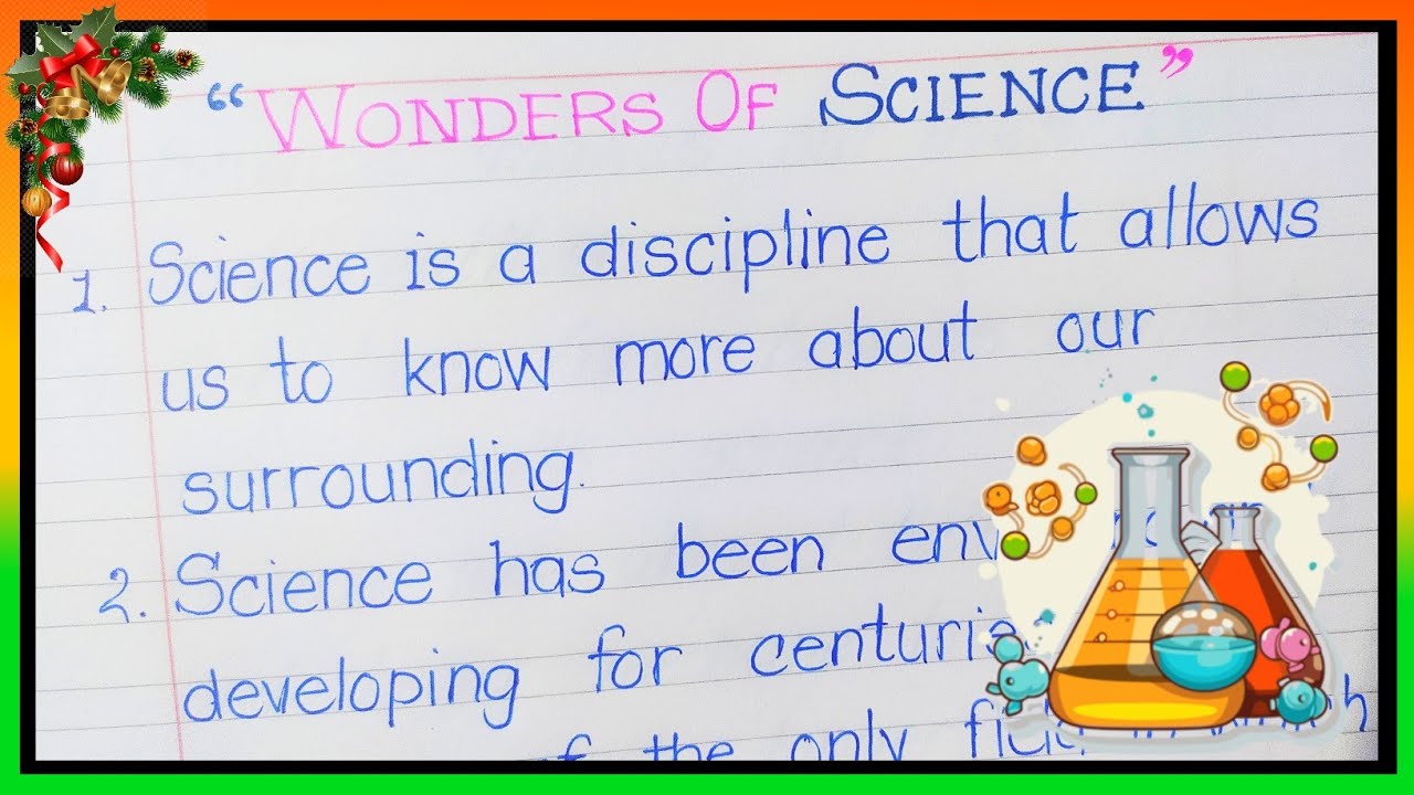 10 Lines On Wonder Of Science | Essay On Wonder Of Science | Wonders Of ...